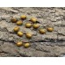 Perle de bois ovale teintée - (20 pces)