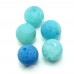 Ronde 12 - Agate efflorescente bleu ciel ( 5 pièces )
