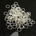 Anneau fendu en argent 5 mm (10 pces)